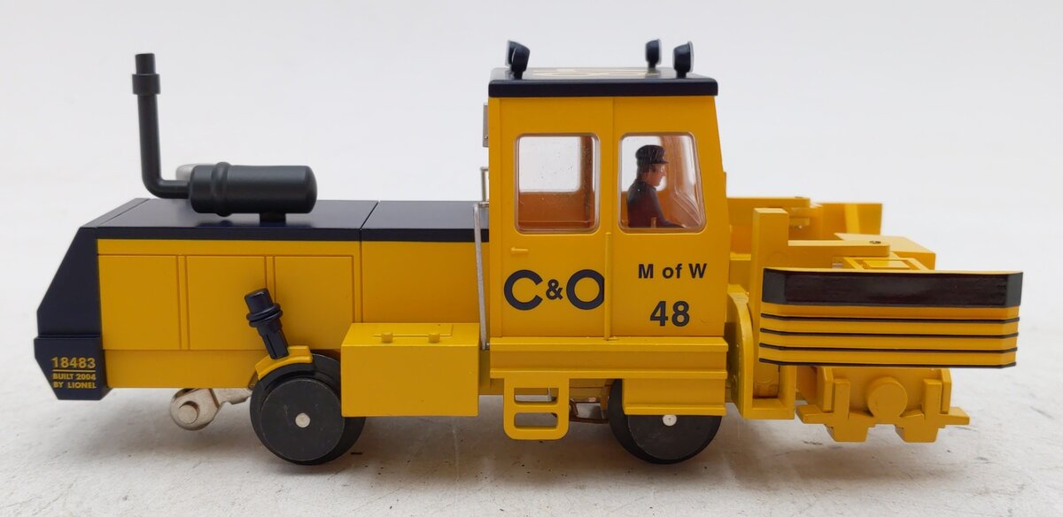 Lionel 6-18483 O Gauge Chesapeake and Ohio M of W Ballast Tamper