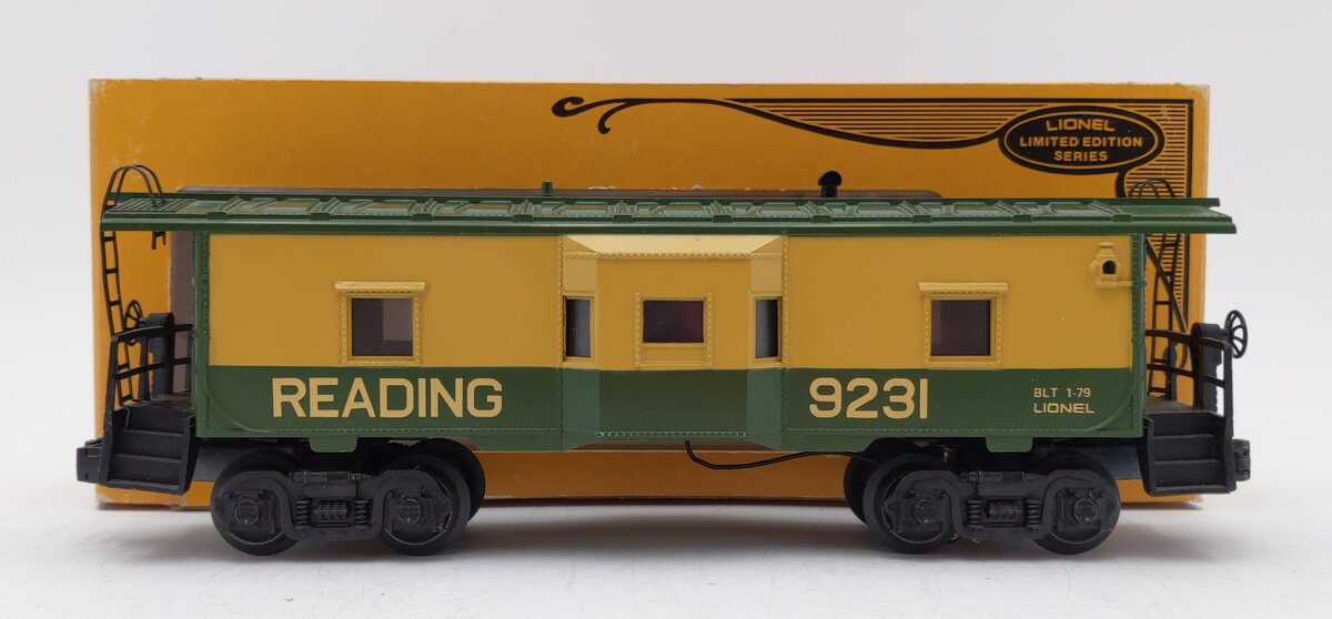 Lionel 6-9231 O Gauge Reading Bay Window Caboose #9231