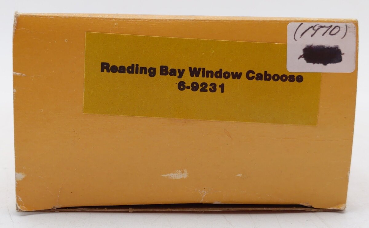 Lionel 6-9231 O Gauge Reading Bay Window Caboose #9231