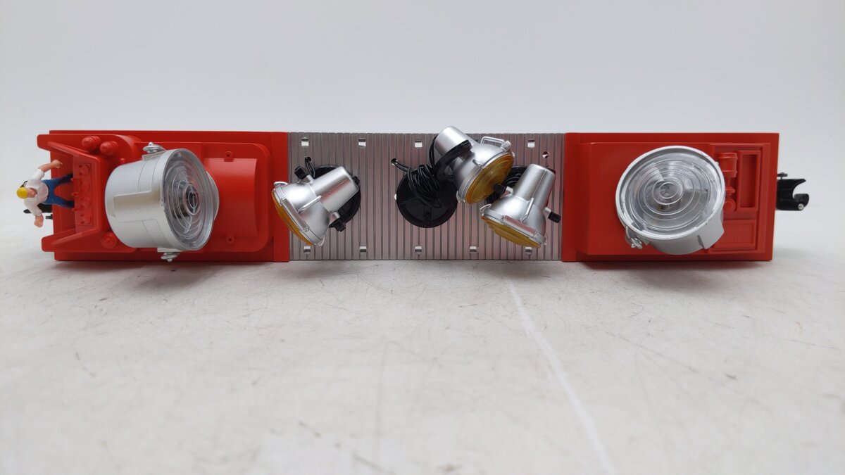 K-Line 6-22244 O Gauge Ringling Bros Operating Searchlight Car w/ 3 Spotlights