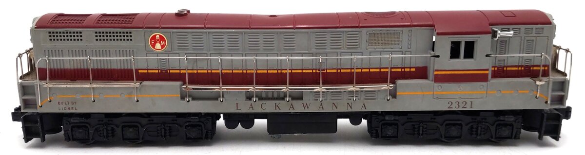 Lionel 2321 Vintage O Lackawanna FM Diesel Locomotive - Maroon Roof Version VG/Box