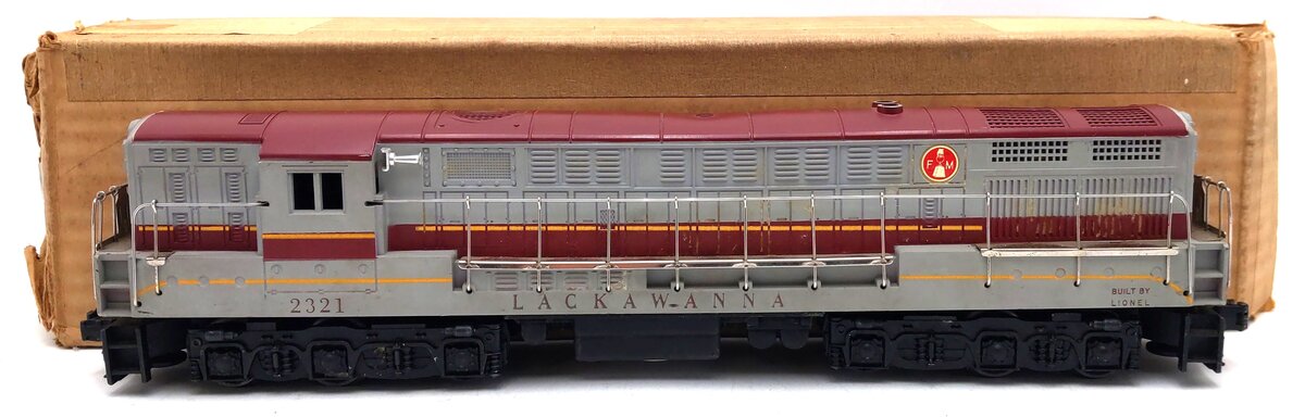 Lionel 2321 Vintage O Lackawanna FM Diesel Locomotive - Maroon Roof Version VG/Box