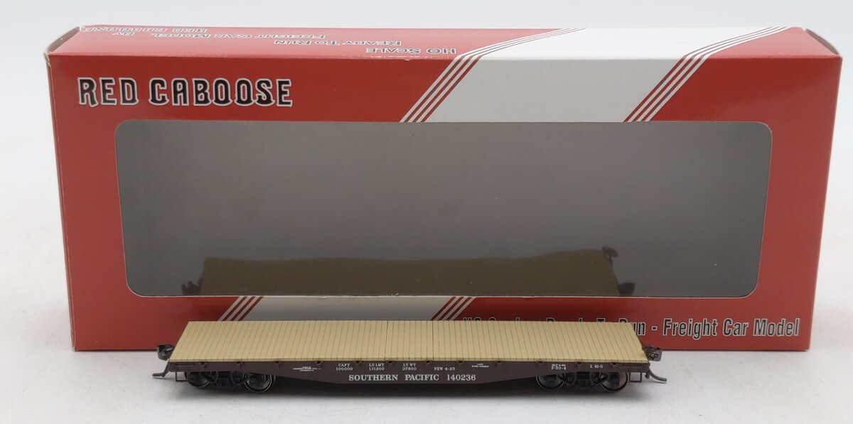 Red Caboose RR-32316-03 HO Southern Pacific Fishbelly Flat Car # 140236