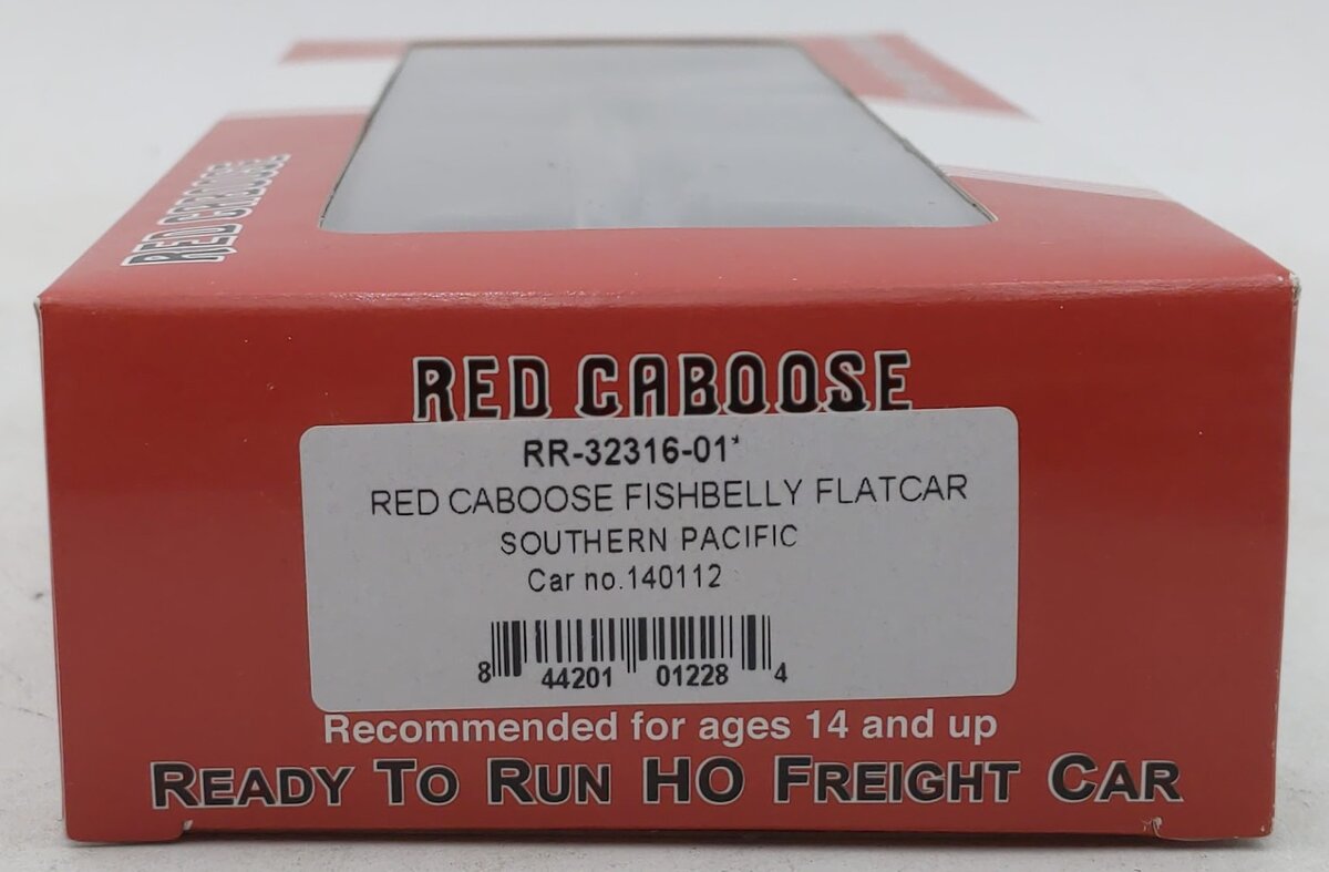 Red Caboose RR-32316-01 HO Southern Pacific Fishbelly Flat Car # 140112