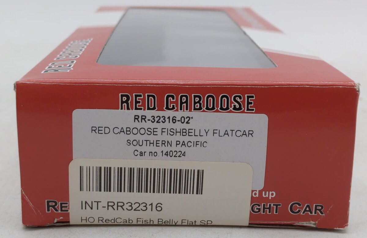 Red Caboose RR-32316-02 HO Southern Pacific Fishbelly Flat Car # 140224