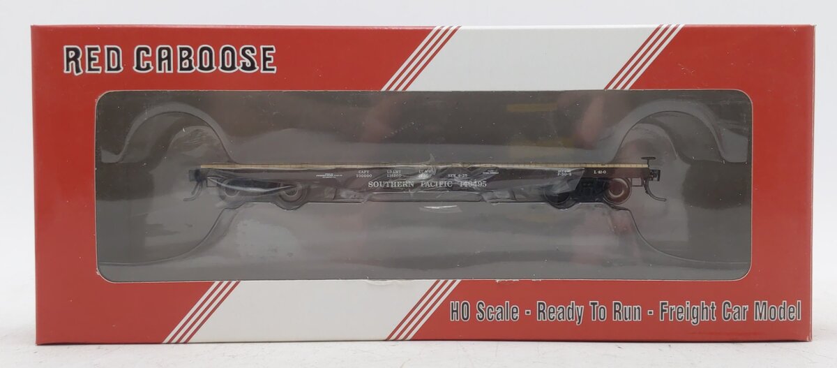 Red Caboose RR-32316-06 HO Scale Southern Pacific Fishbelly Flat Car #140495
