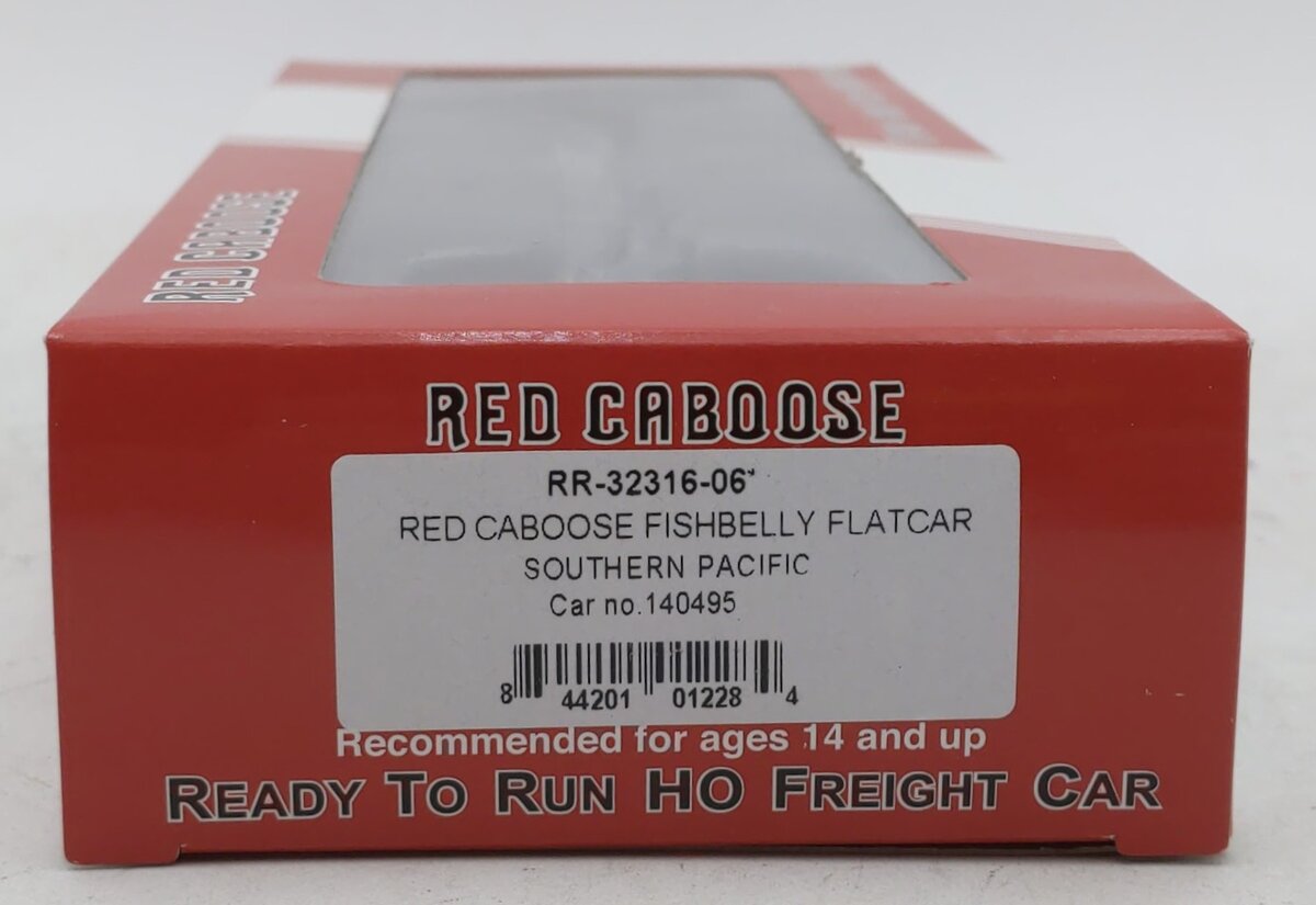 Red Caboose RR-32316-06 HO Scale Southern Pacific Fishbelly Flat Car #140495