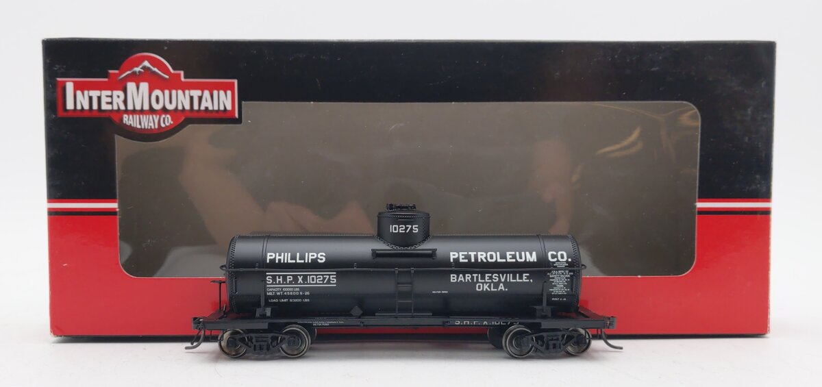 InterMountain 46217-06 HO Scale Phillips Petroleum 10,000 Gallon Tank Car #10275 LN/Box