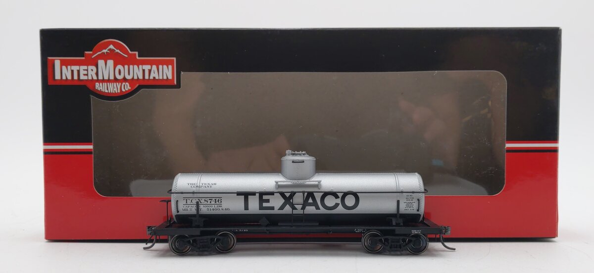 InterMountain 46328-11 HO Scale Texaco ACF Riveted 8,000 Gallon Tank Car #8746 LN/Box
