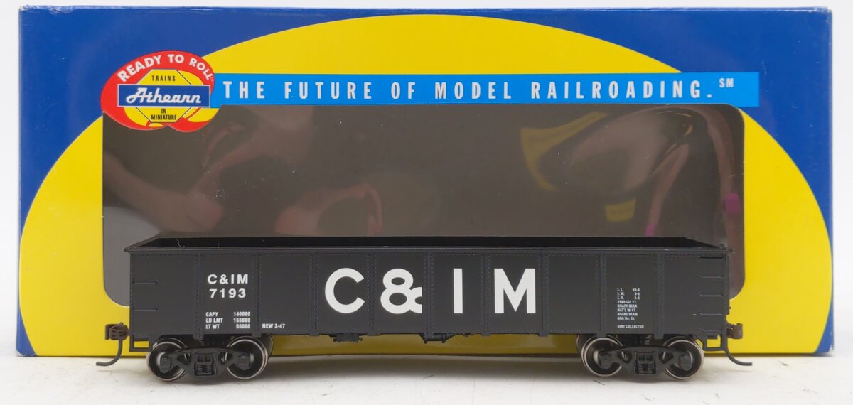 Athearn 94327 HO Chicago & Illinois Midland 40' Gondola #7193