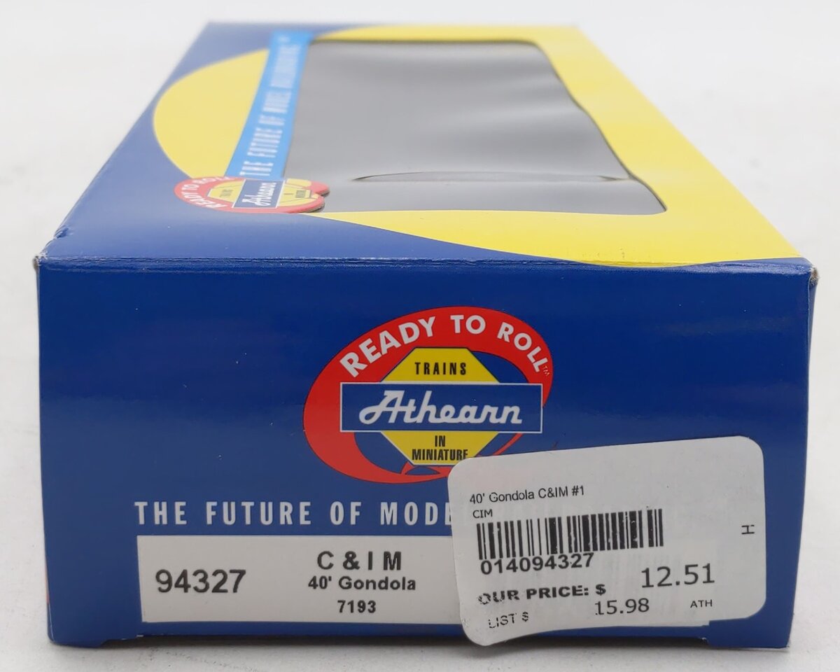 Athearn 94327 HO Chicago & Illinois Midland 40' Gondola #7193
