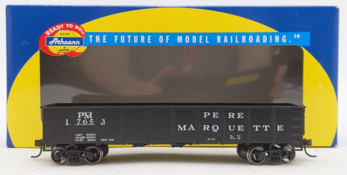 Athearn 94332 HO Pere Marquette RTR 40' Gondola #17653