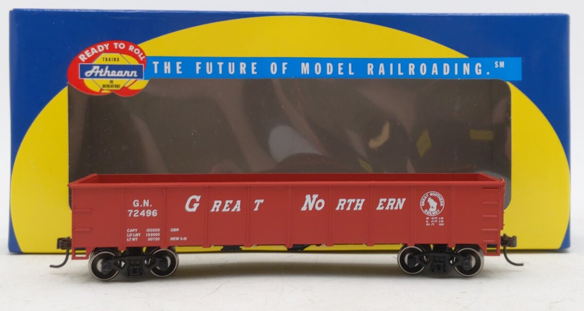 Athearn 94330 HO Scale Great Northern 40' Gondola #72496