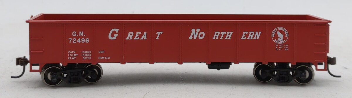Athearn 94330 HO Scale Great Northern 40' Gondola #72496