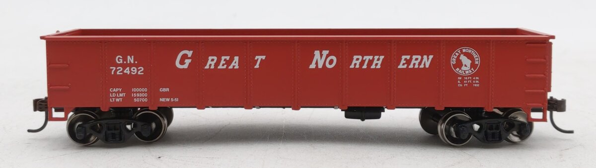 Athearn 94329 HO Scale Great Northern 40' Gondola #72492