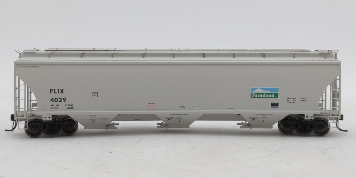 Athearn G4265 HO Scale FLIX Trinity 5161 Cu.Ft. Covered Hopper #4029 EX/Box