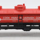 Athearn 73691 HO Cook Paint & Varnish RTR 3-Dome Tank #102