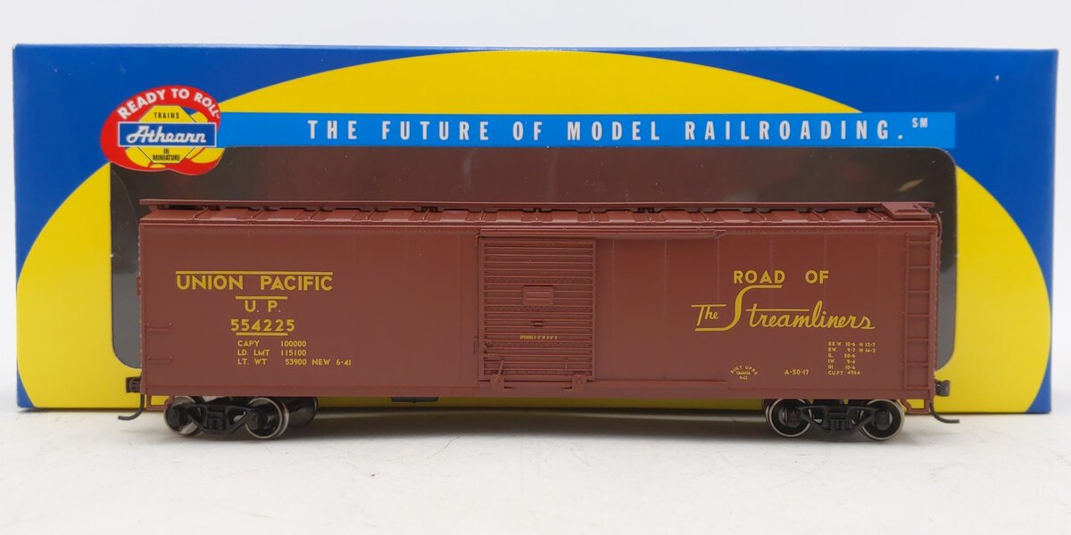 Athearn 70777 HO Union Pacific RTR 50' Single Door Box Car #554225