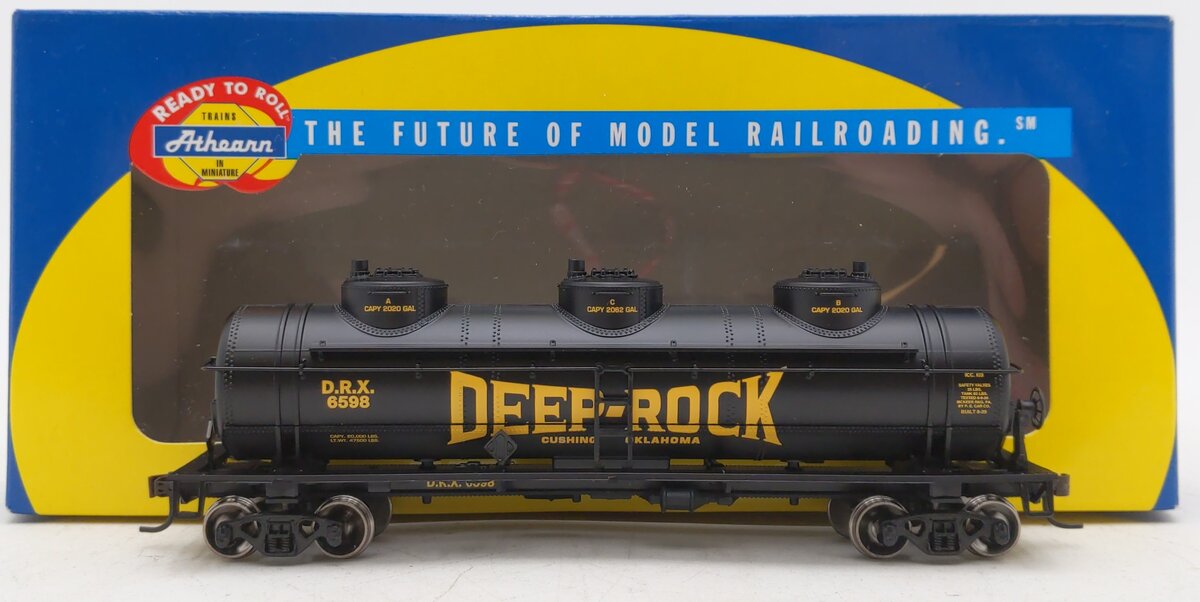 Athearn 73683 HO Deep Rock 3-Dome Tank #6598