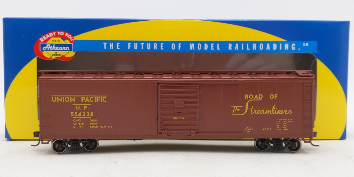 Athearn 70778 HO Union Pacific RTR 50' Single Door Box Car #554228