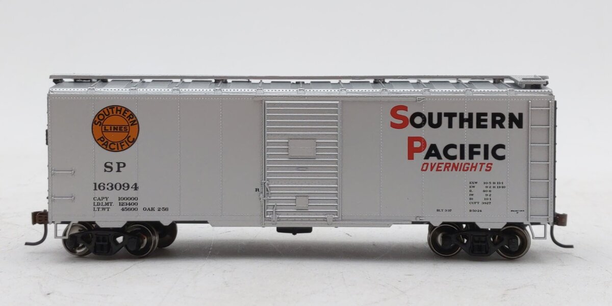 Athearn 70027 HO Southern Pacific RTR Silver 40' Boxcar #163094 w/YSD