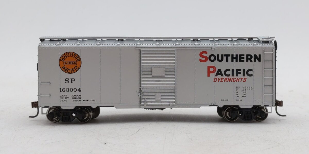 Athearn 70027 HO Southern Pacific RTR Silver 40' Boxcar #163094 w/YSD