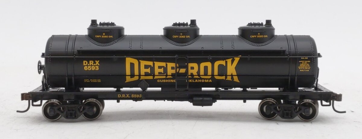Athearn 73684 HO Deep Rock RTR 3-Dome Tank #6593