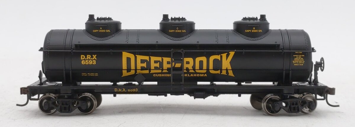 Athearn 73684 HO Deep Rock RTR 3-Dome Tank #6593