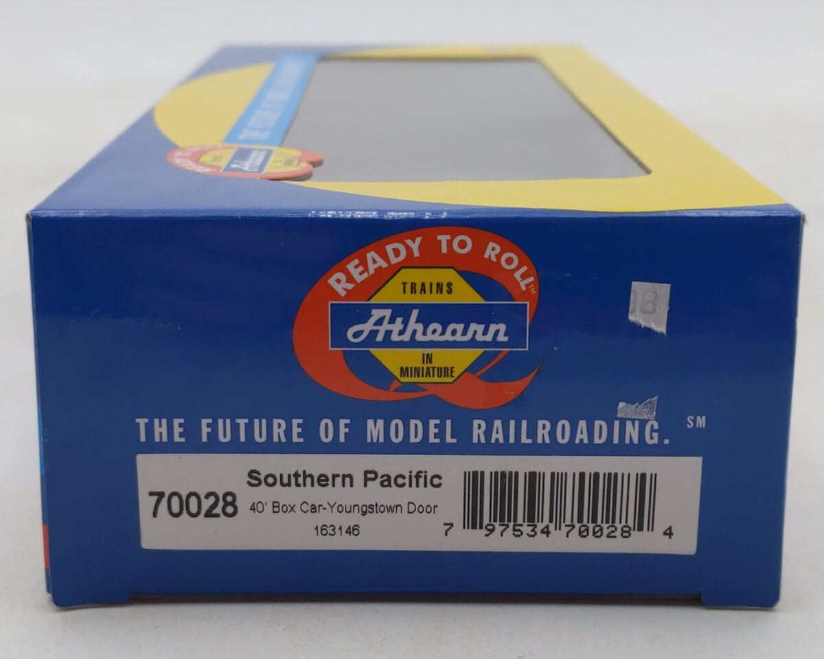 Athearn 70028 HO Southern Pacific Overnight RTR Silver 40' YSD Box #163146