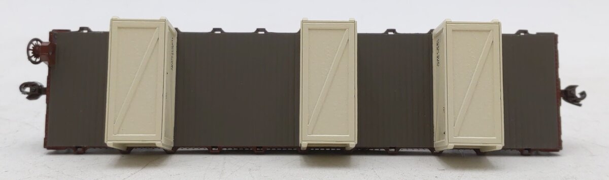 Athearn 92213 HO Southern Pacific RTR 40' Flat W/3 Crates T & NO # 24650