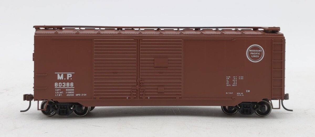 Athearn 70876 HO Missouri Pacific RTR 40' Double Door Box #80386