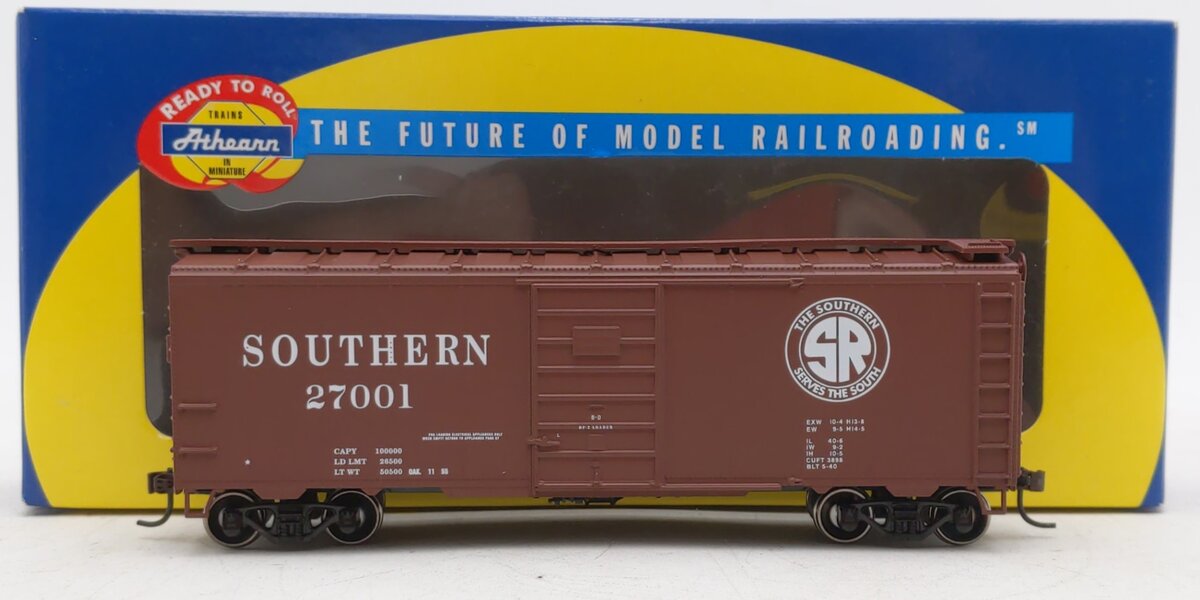 Athearn 70357 HO Scale Southern 40' Superior Boxcar #27001