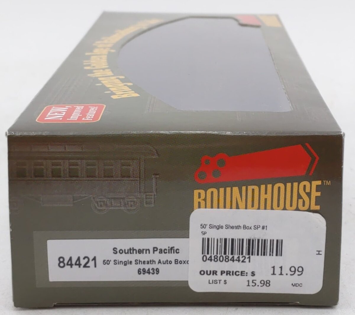Roundhouse 84421 HO Southern Pacific RTR 50' Single Sheath Boxcar #69439