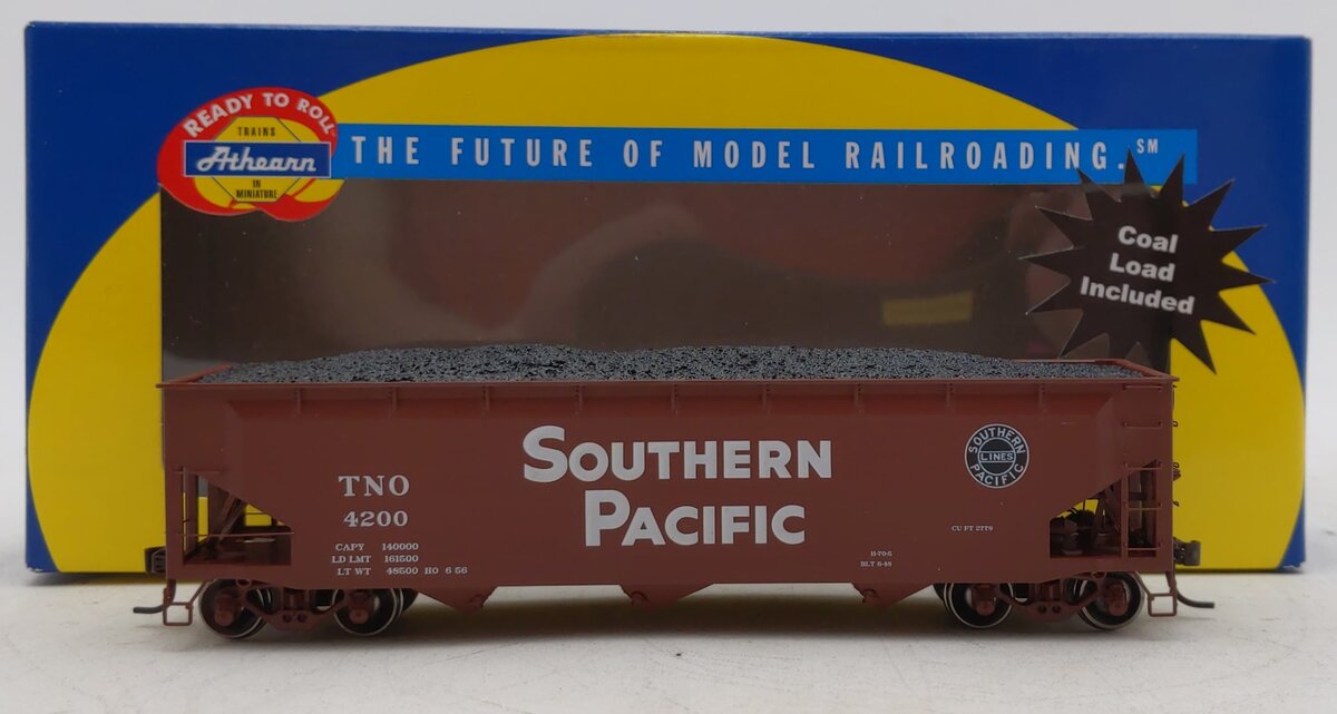 Athearn 95684 SP/T&NO 40' 3-Bay Offset Hopper/Load #4200