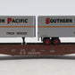 Athearn 96361 HO Southern Pacific RTR 50' Flat Car with (2) 25' Trailers #563058