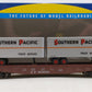 Athearn 96361 HO Southern Pacific RTR 50' Flat Car with (2) 25' Trailers #563058