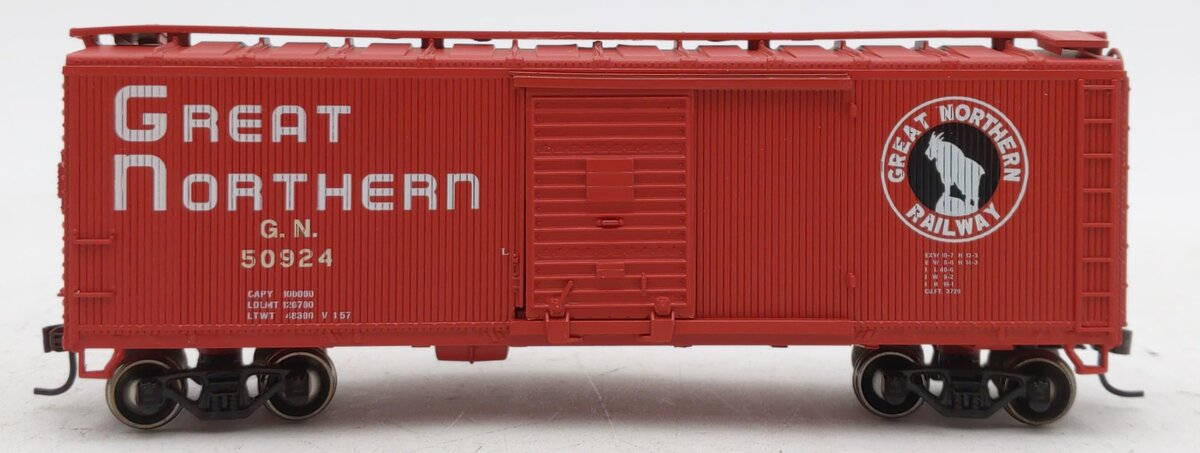 Roundhouse 84688 HO Great Northern RTR 40' Wood Box #50924