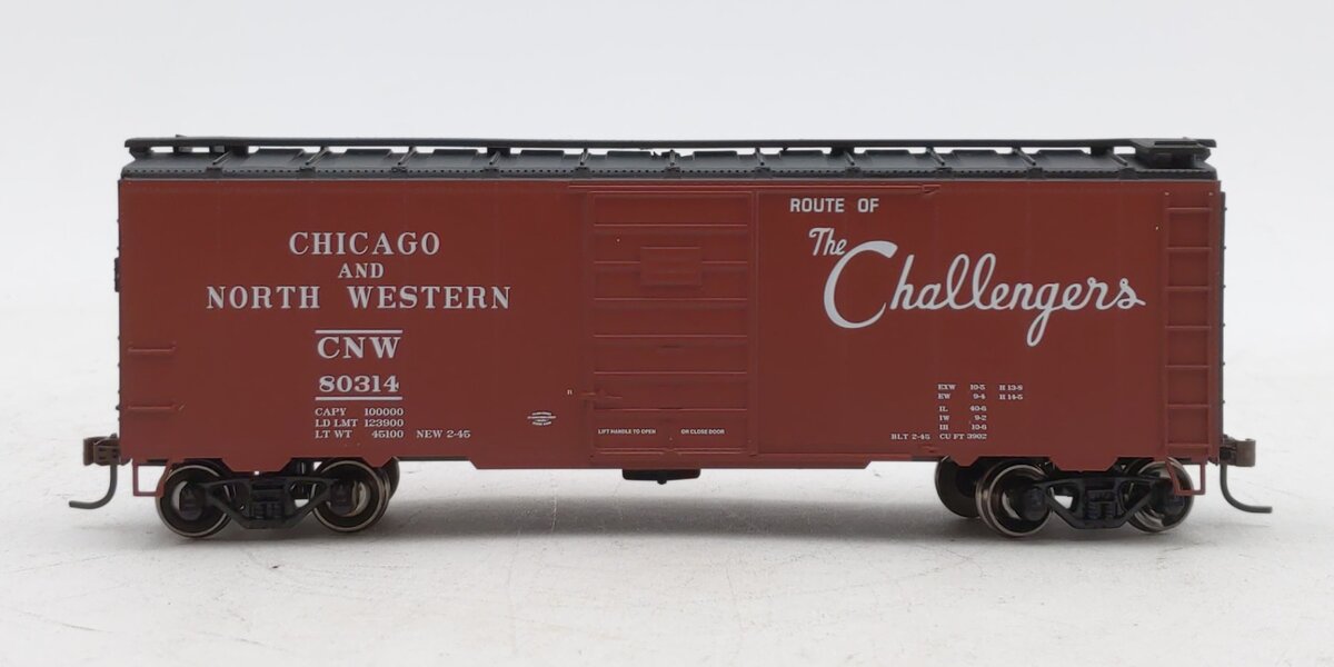 Athearn 73454 HO Scale C&NW/Challengers RTR 40' Superior Boxcar #80314