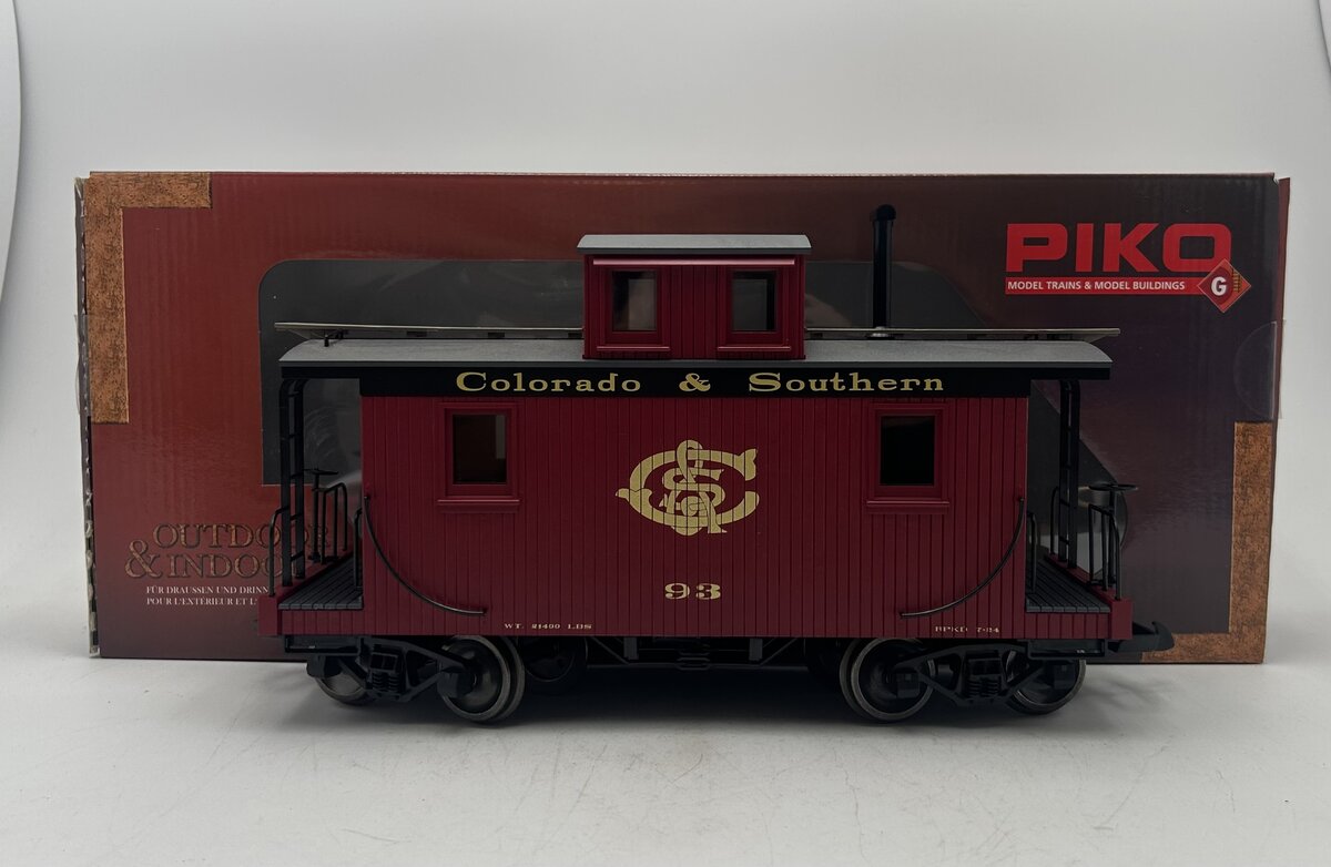 Piko 38969 G Colorado & Southern Wood Caboose #93