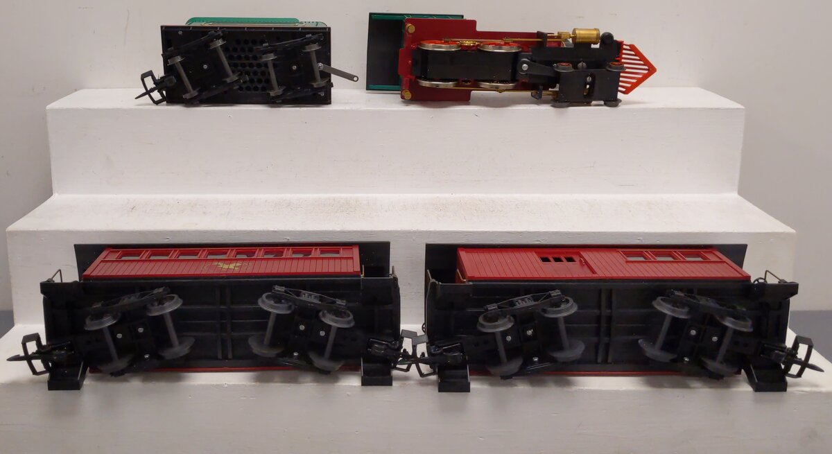 Kalamazoo 18601-2 G Scale Train Set Engine 4-4-0 MCRR Mountain Central Railroad VG/Box