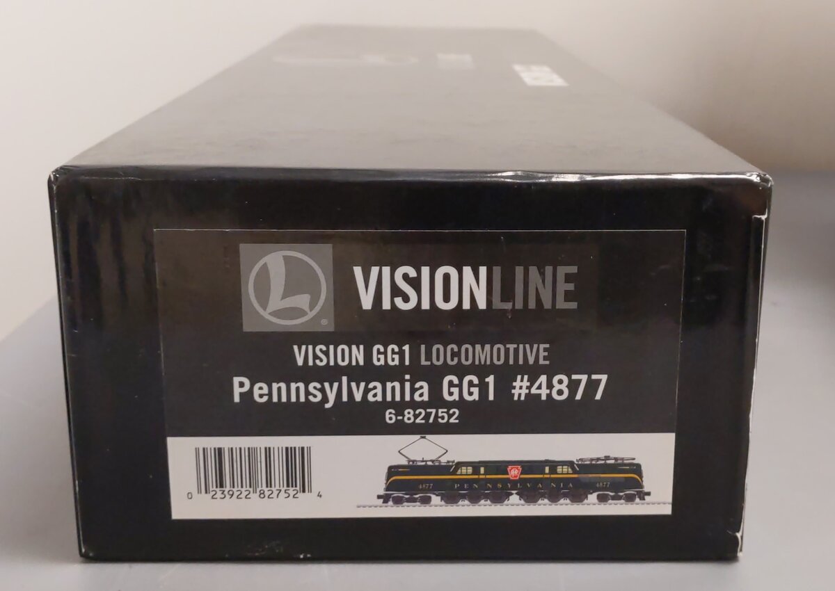 Lionel 6-82752 O Gauge Pennsylvania BTO Vision GG-1 Electric Locomotive #4877