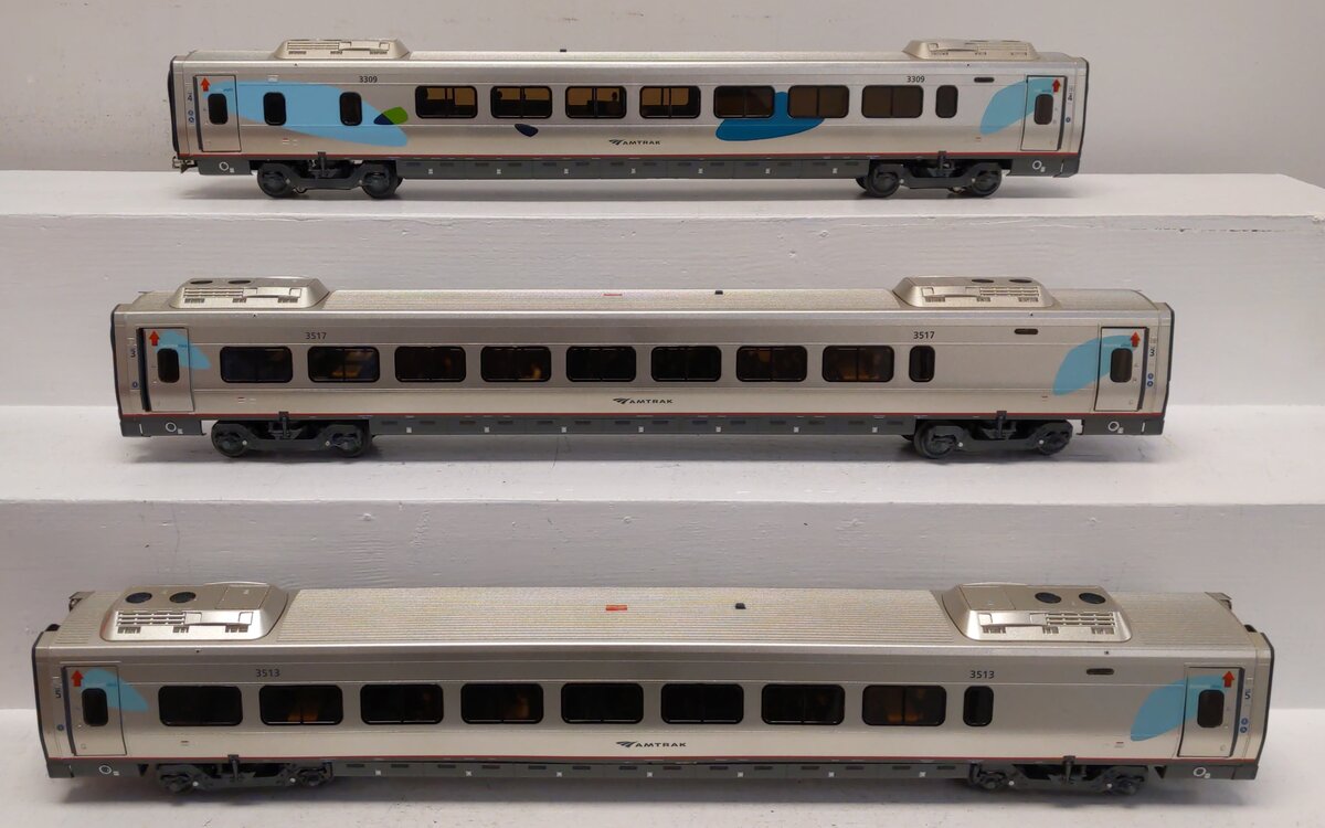 Lionel 2127390 O Amtrak Acela High Speed Train Expansion Pack