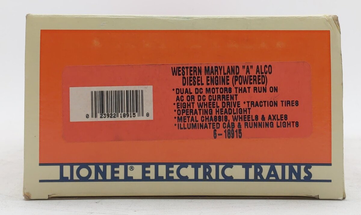 Lionel 6-18915 Western Maryland Powered Alco A Unit Diesel Engine #8915 LN/Box