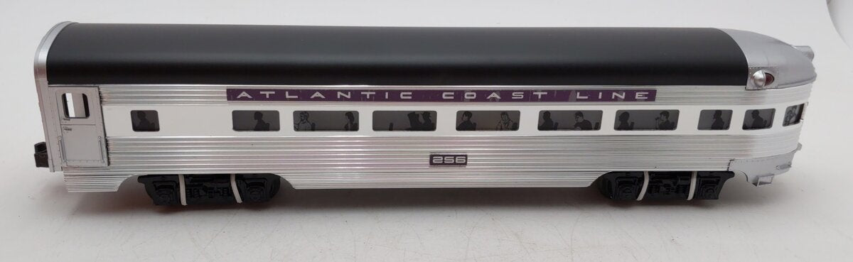 Lionel 6-19158 O Gauge Atlantic Coast Line Aluminum Observation Car #256 NIB