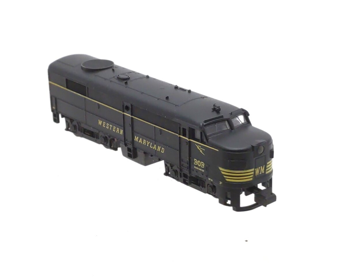Life Like 7916 N Scale Western Maryland FA-2 Diesel Locomotive EX/Box