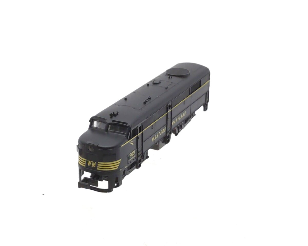 Life Like 7916 N Scale Western Maryland FA-2 Diesel Locomotive EX/Box