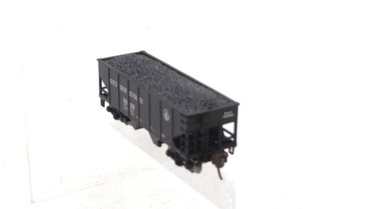 Bachmann 19553 N Scale Baltimore & Ohio 55-Ton 2-Bay Open Hopper w/Load #723032