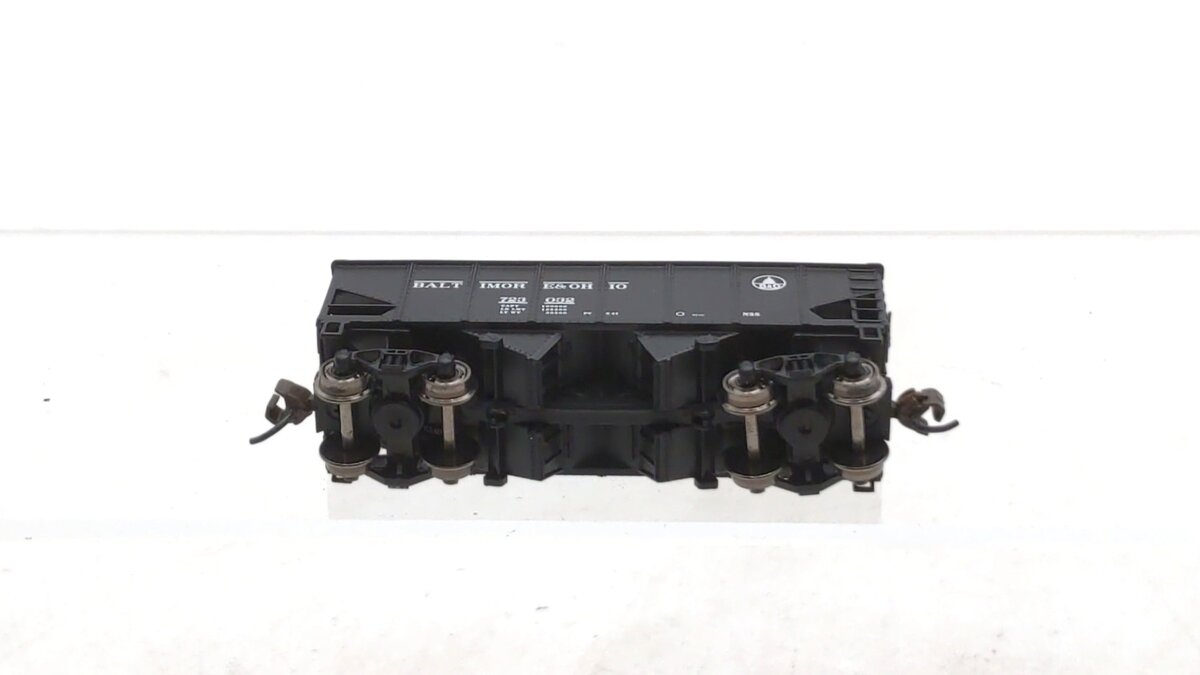 Bachmann 19553 N Scale Baltimore & Ohio 55-Ton 2-Bay Open Hopper w/Load #723032