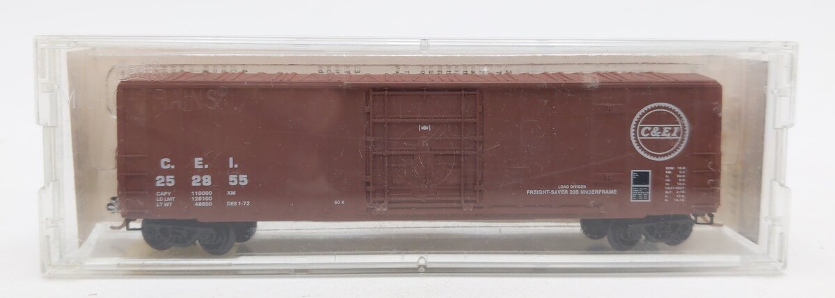 Micro-Trains 02700030 N C&EI 50' Rib Side Plug Door Boxcar #252855 LN/Box
