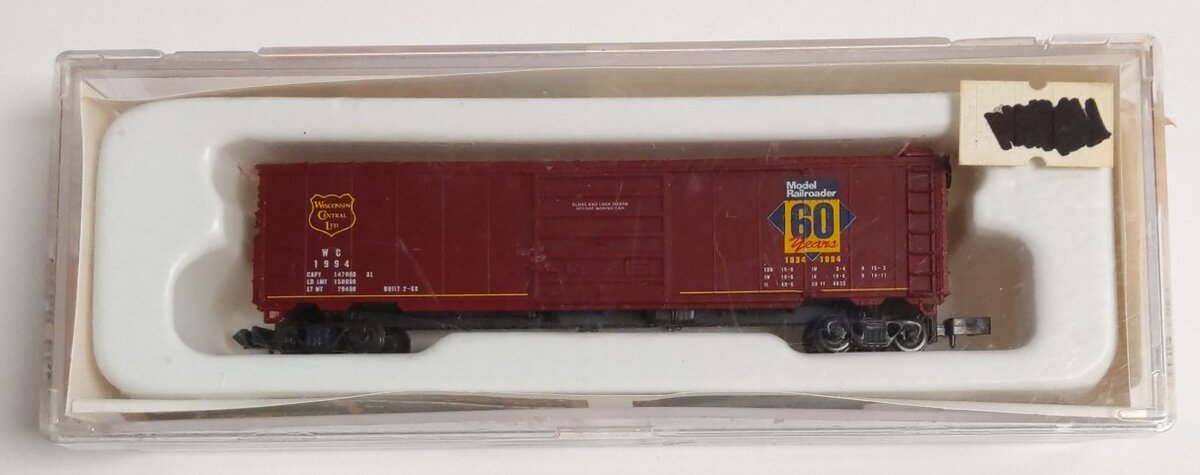 Con-Cor 001-145102 N Scale 60th Anniversary WC 50' Panel Door Boxcar #1994 LN/Box